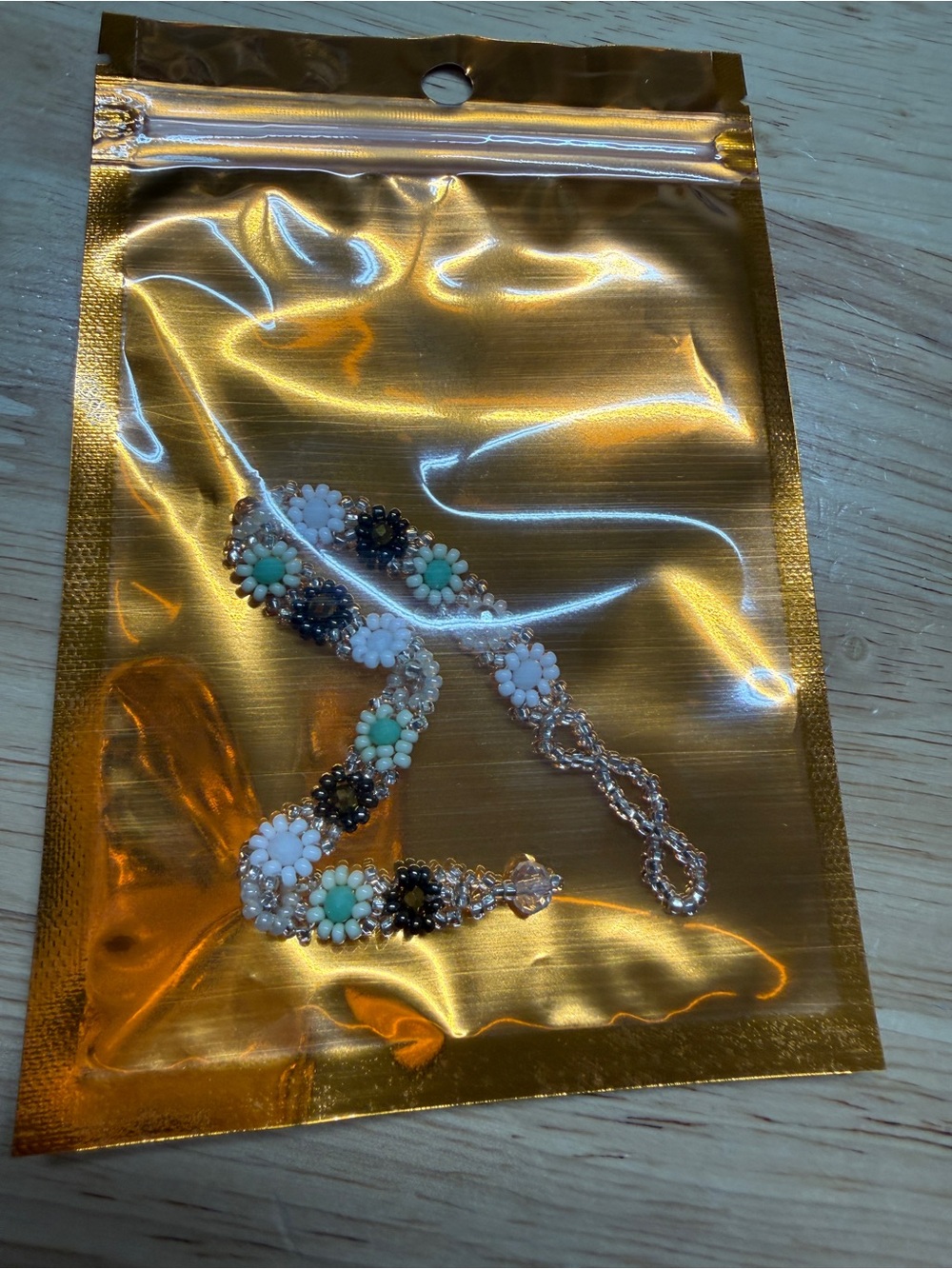 Handmade Mexican beaded bracelet